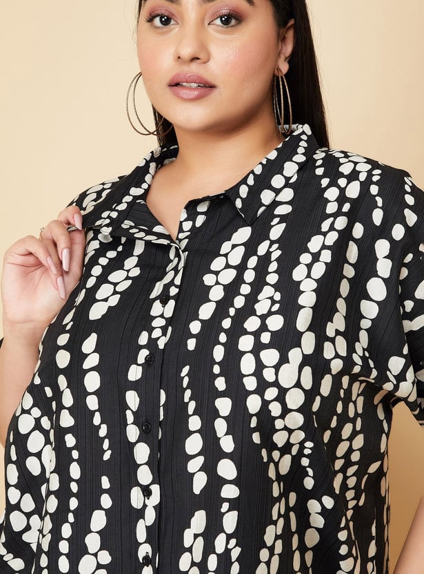 Women Printed Drop Shoulder Shirt