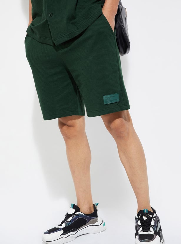 URB_N Men Regular Fit Knit Shorts