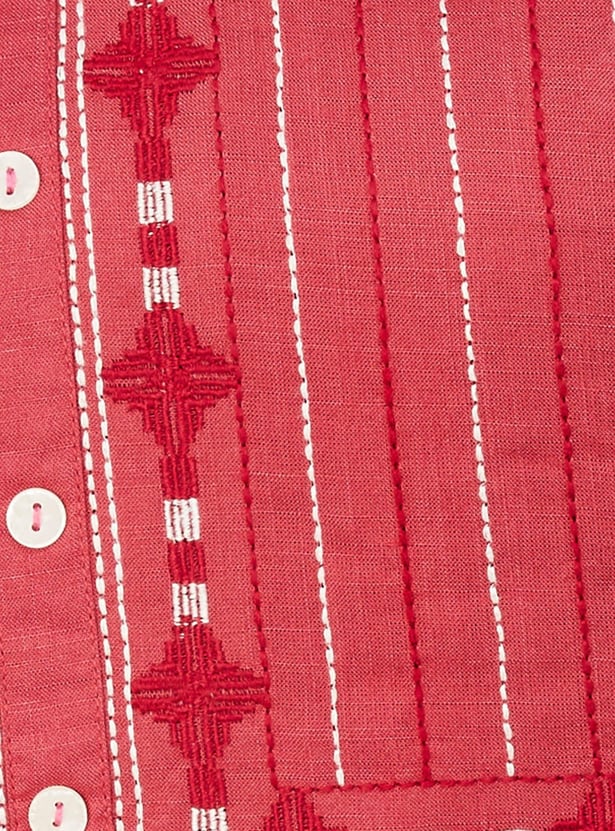 Women Embroidered A-Line Kurta