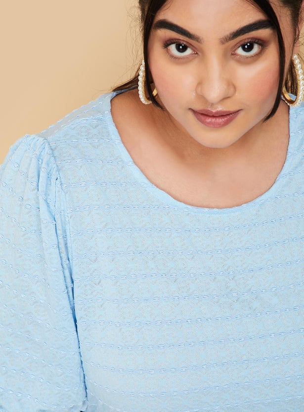 Women Textured Knit Top