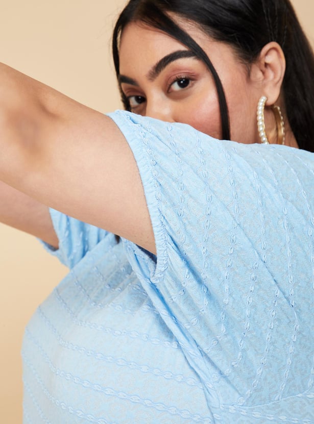 Women Textured Knit Top