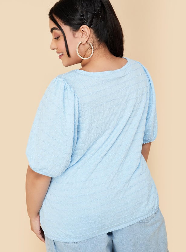 Women Textured Knit Top