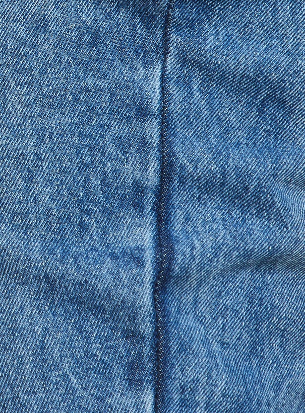 Buy Women Mom Fit Washed Jeans Online at just Rs. 1399.0