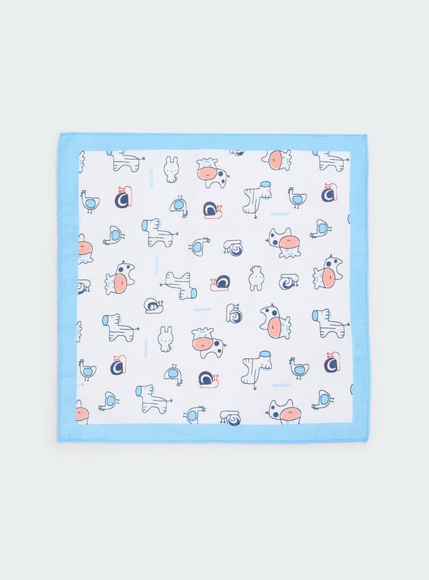 Boys Printed Handkerchief- Pack of 6