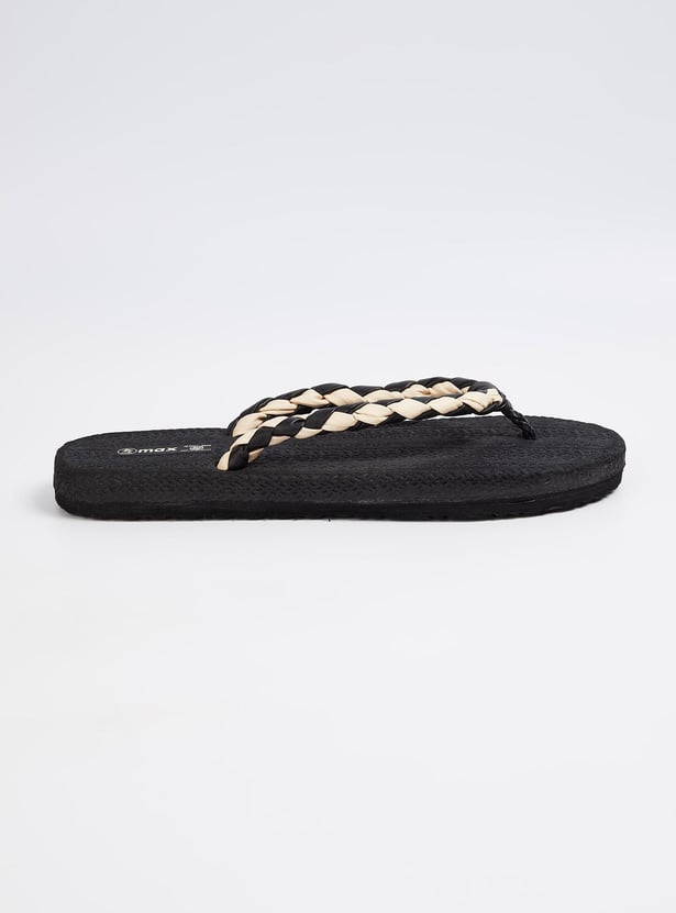 Women Textured Flip Flops