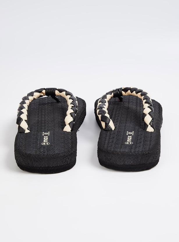 Women Textured Flip Flops