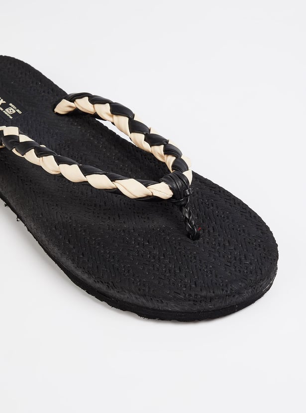 Women Textured Flip Flops