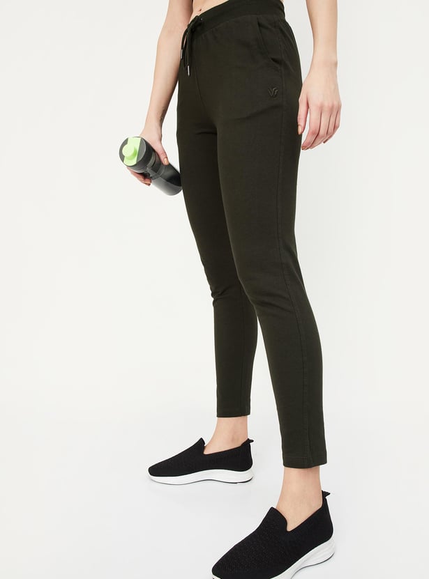 Women Solid Sports Track Pants