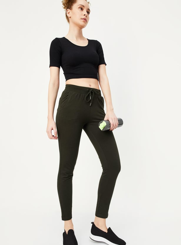 Women Solid Sports Track Pants