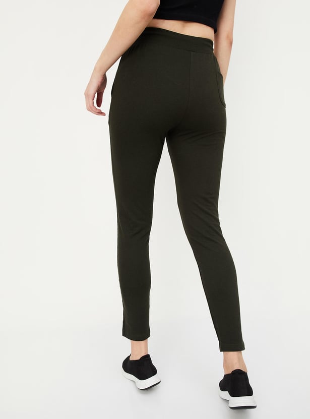 Women Solid Sports Track Pants