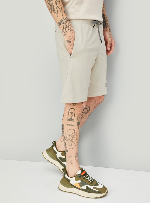 Men Printed Athleisure Shorts