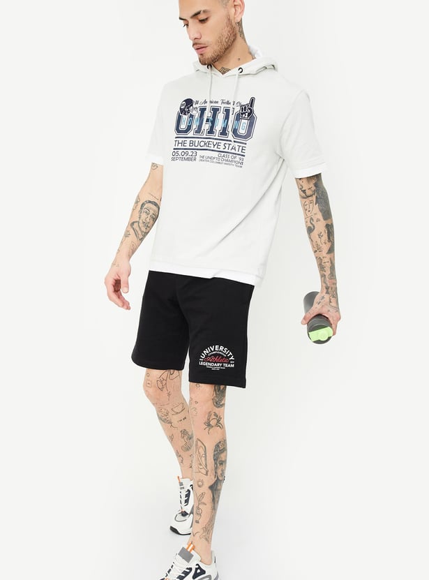 Men Printed Athleisure Shorts