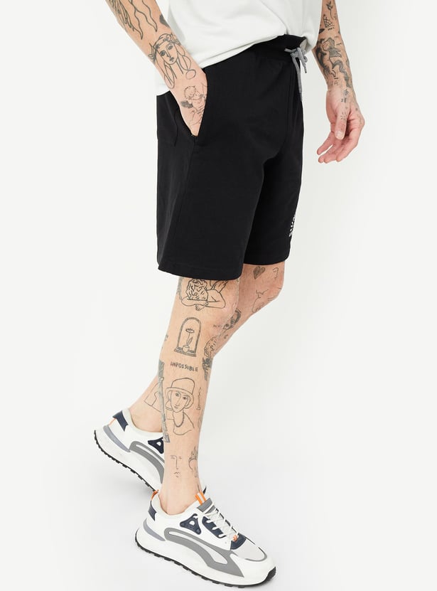 Men Printed Athleisure Shorts