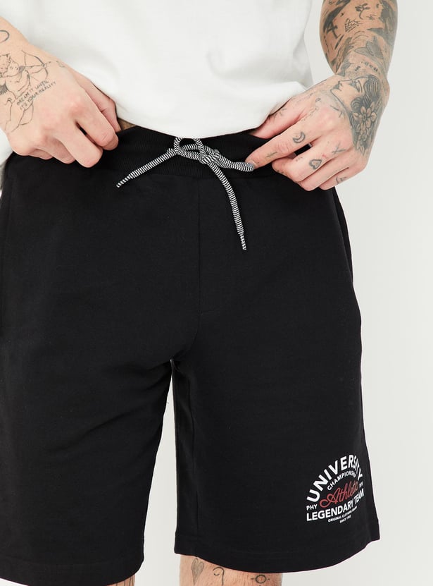 Men Printed Athleisure Shorts