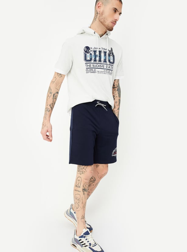 Men Printed Athleisure Shorts