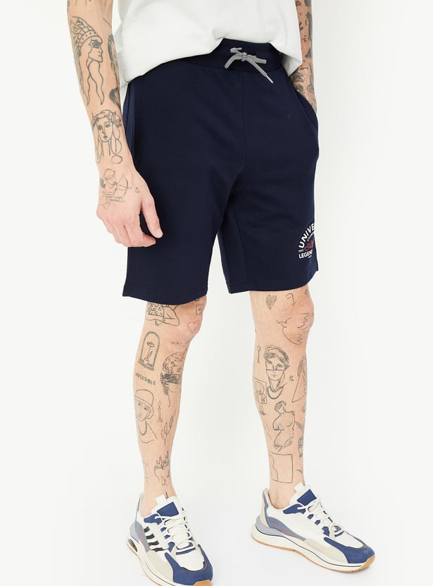 Men Printed Athleisure Shorts