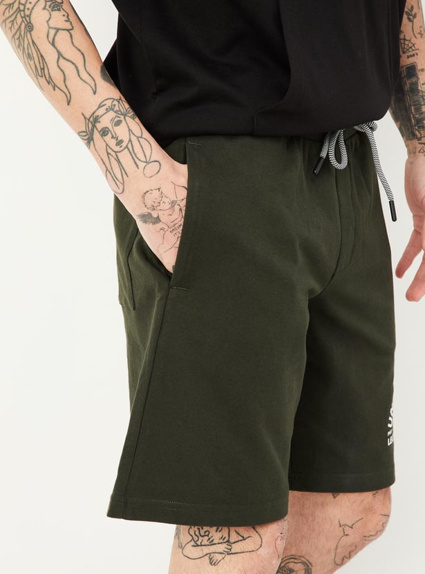 Men Printed Athleisure Shorts