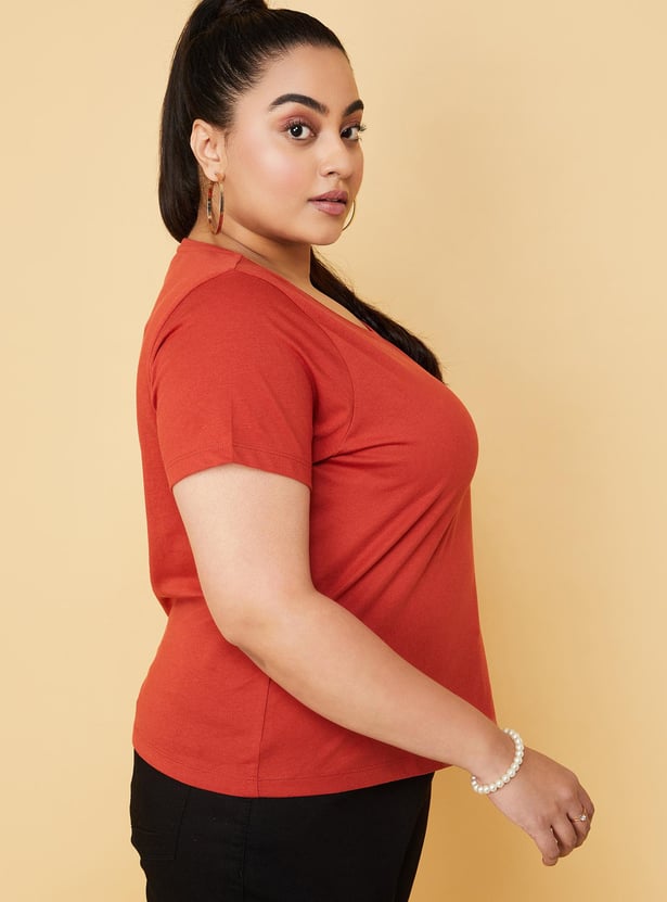 Women Solid T-shirt