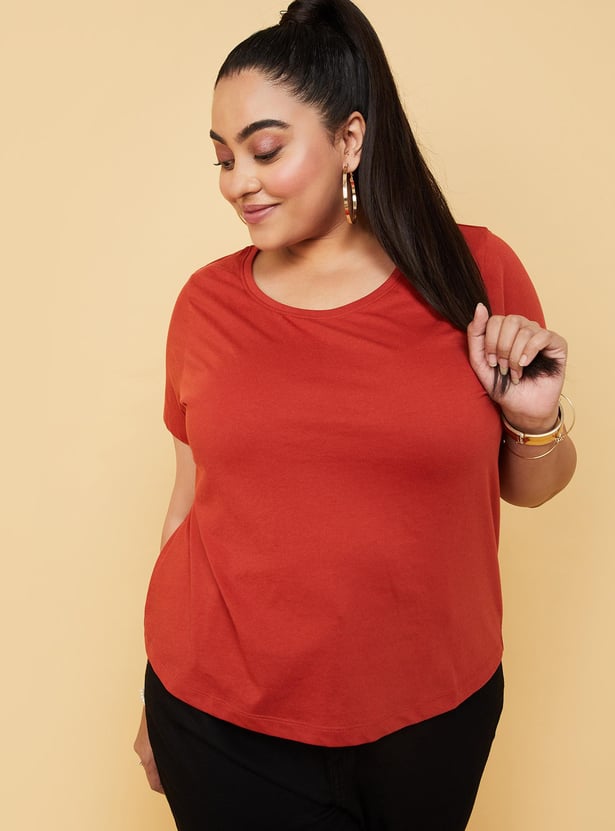 Women Solid T-shirt