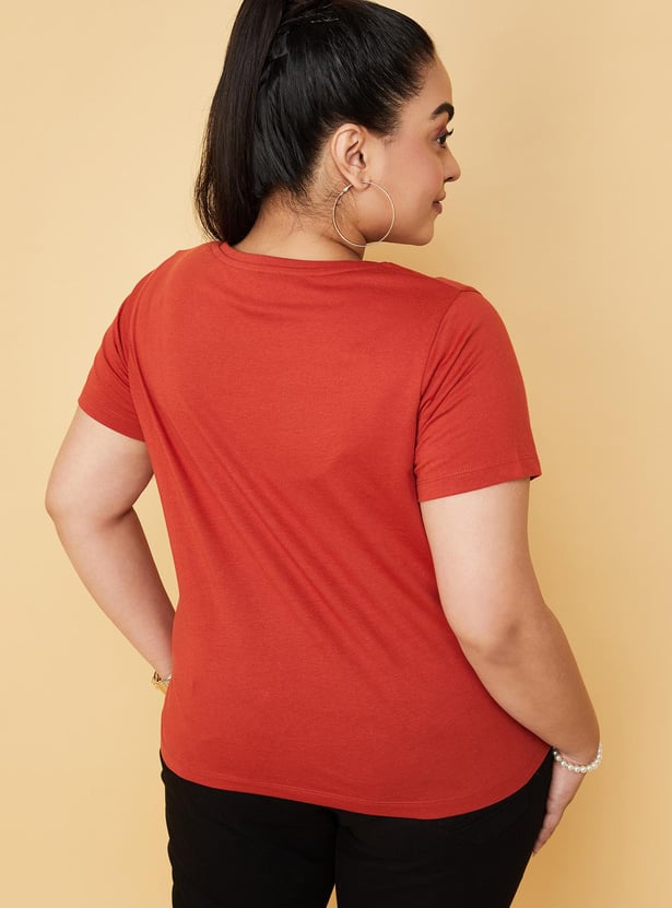 Women Solid T-shirt