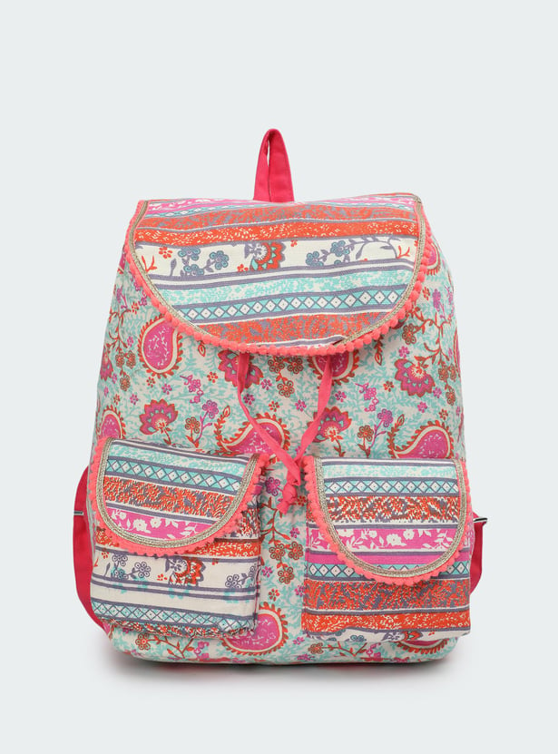 Girls Printed Backpack