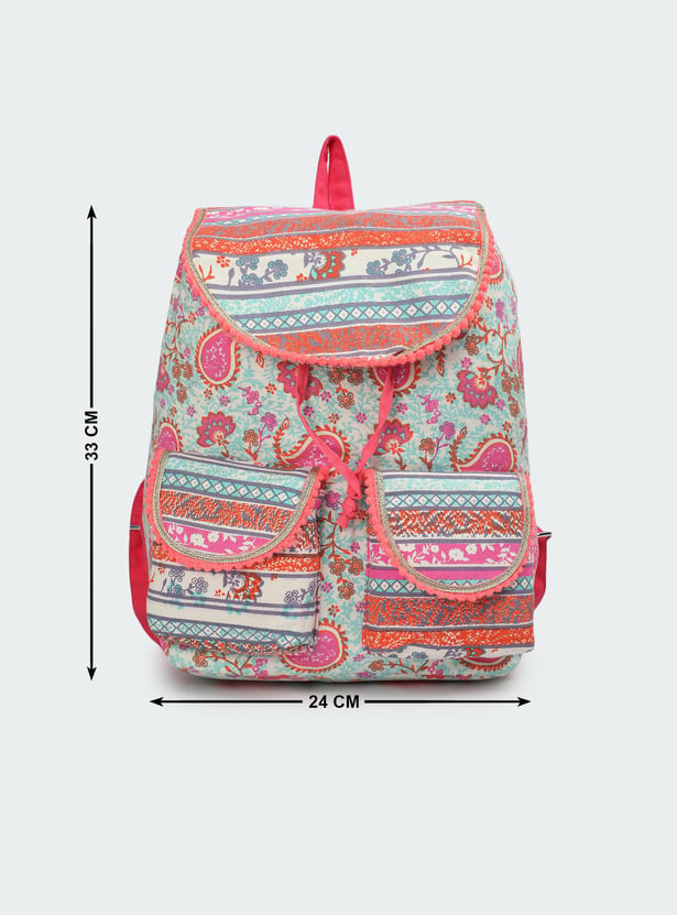 Girls Printed Backpack