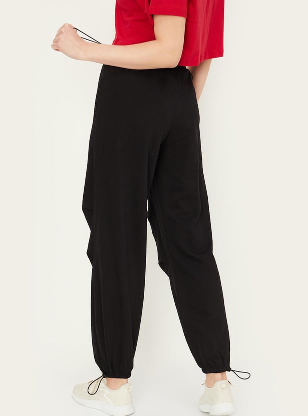 Women Solid Athleisure Joggers