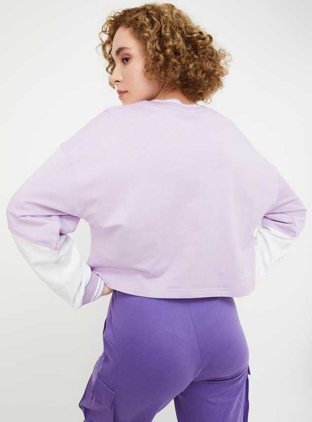 Women Colourblocked Sports T-shirt