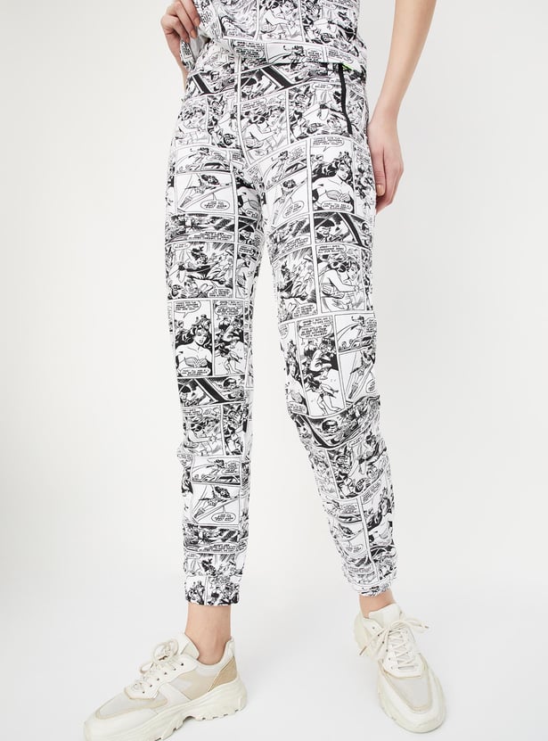 Women Printed Sports Joggers