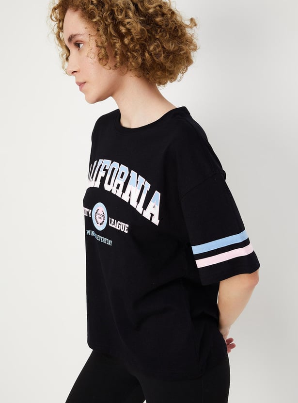 Women Oversized Printed T-shirt