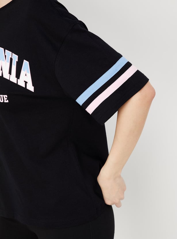 Women Oversized Printed T-shirt