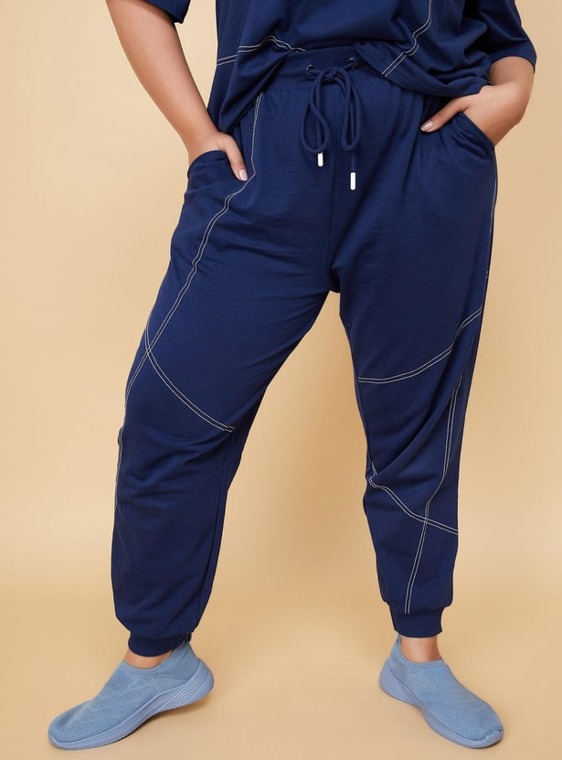 Women Solid Athleisure Joggers