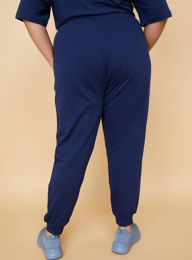 Women Solid Athleisure Joggers