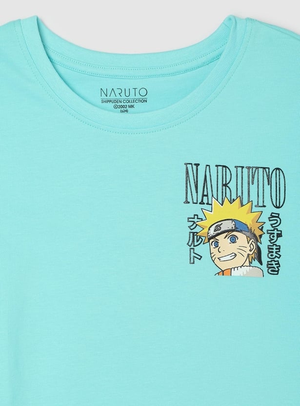 ナルト Tシャツ 青 Buy Girls Naruto Printed T-shirt Online at just Rs. 399.0