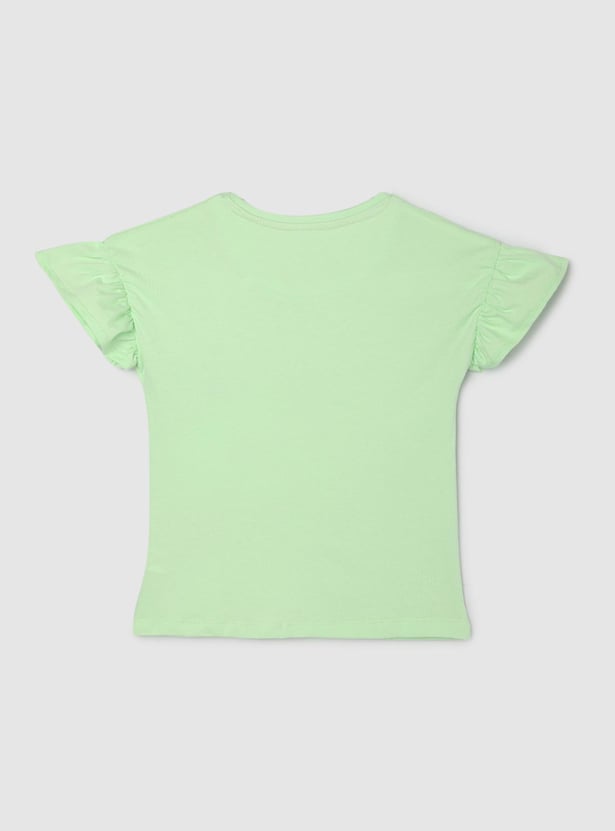 Girls Marie the Cat Printed T-shirt