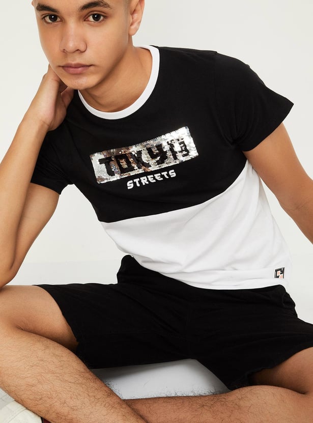 Boys Reversible Sequinned T-shirt