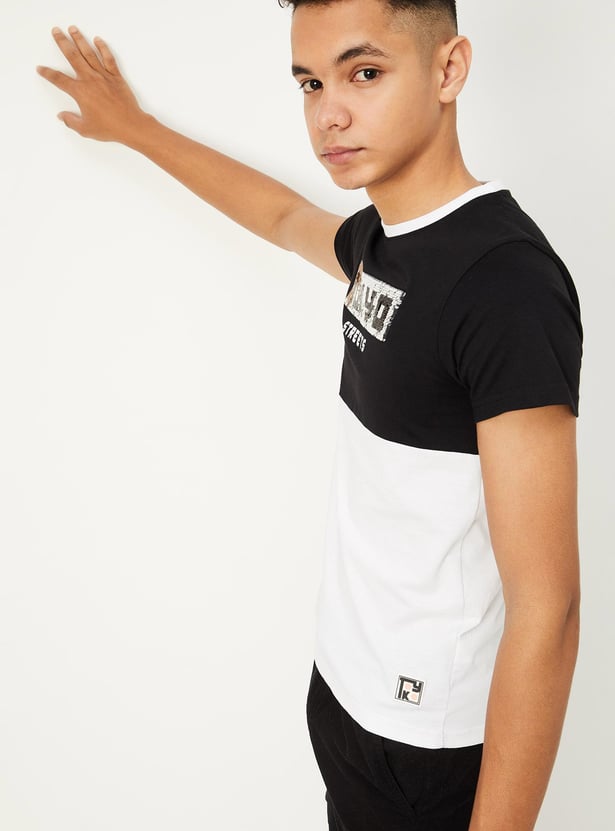 Boys Reversible Sequinned T-shirt