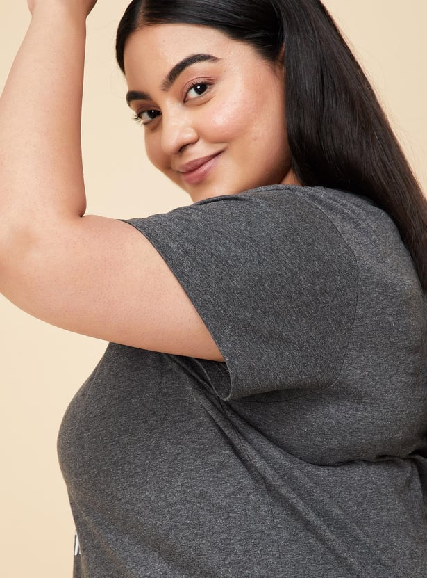 Women Mixed Print PJ Set