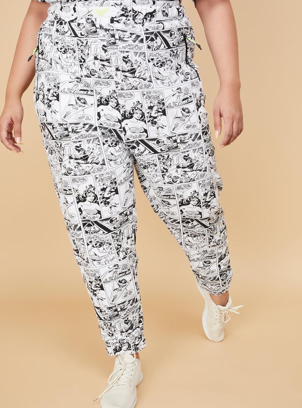 Women Printed Sports Joggers