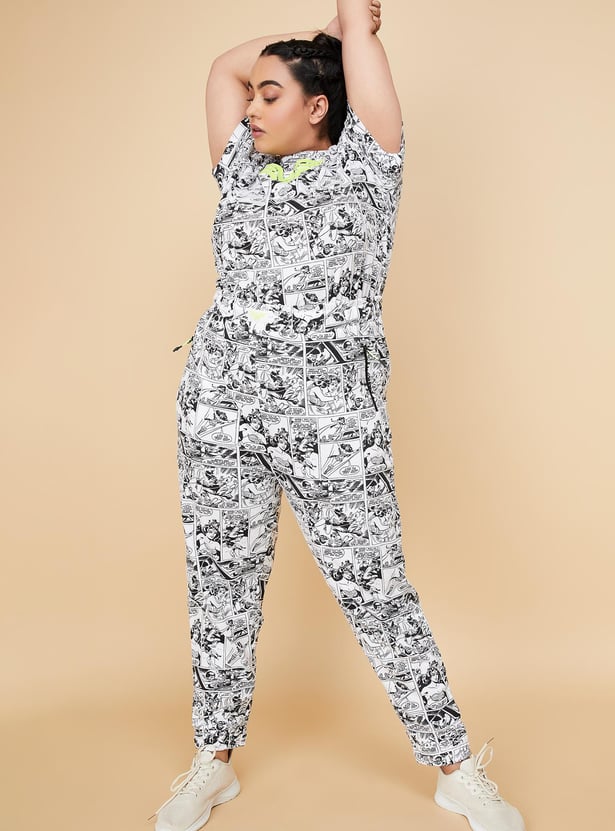 Women Printed Sports Joggers