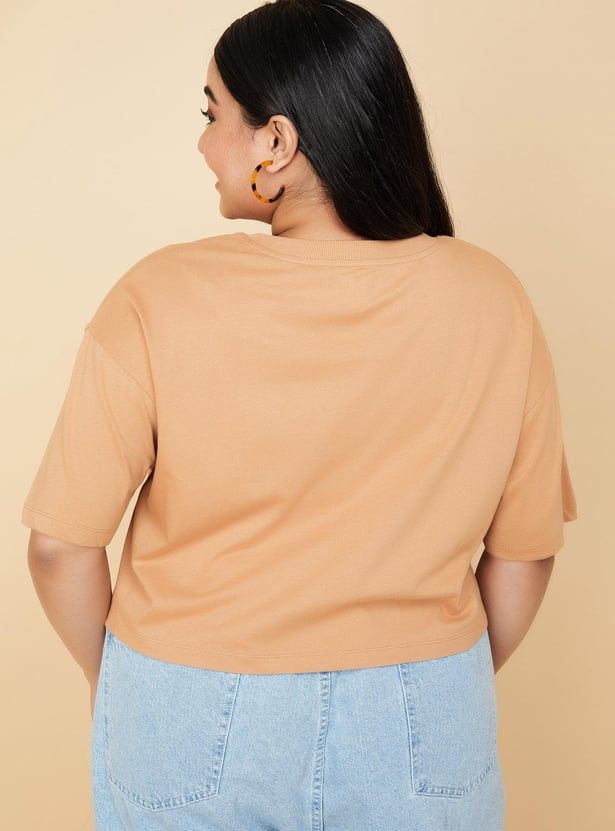 Women Scooby Doo Printed Cropped T-shirt