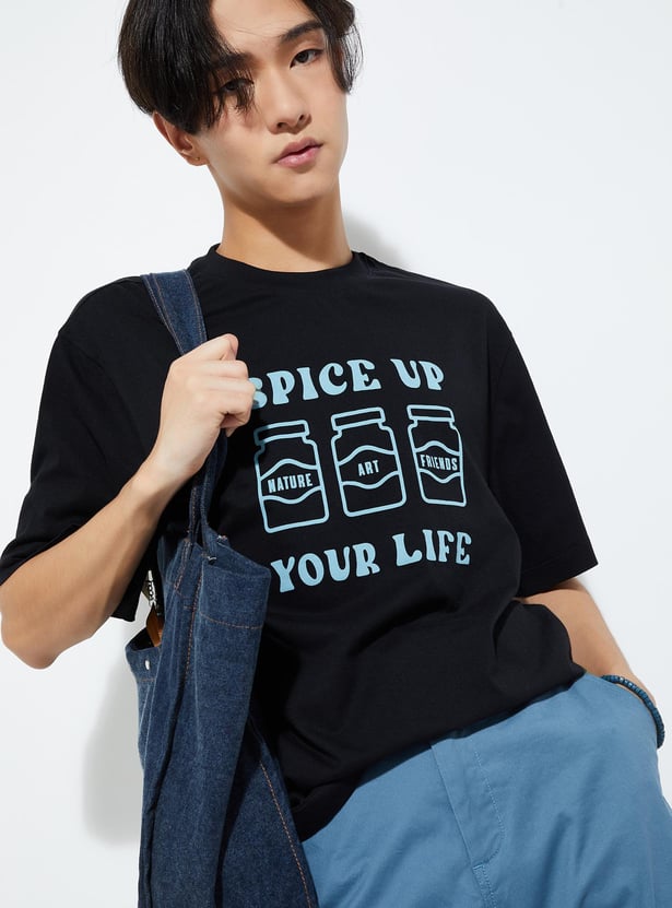 URB_N Men Regular Fit Graphic T-shirt