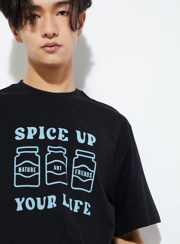 URB_N Men Regular Fit Graphic T-shirt