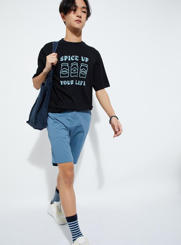 URB_N Men Regular Fit Graphic T-shirt