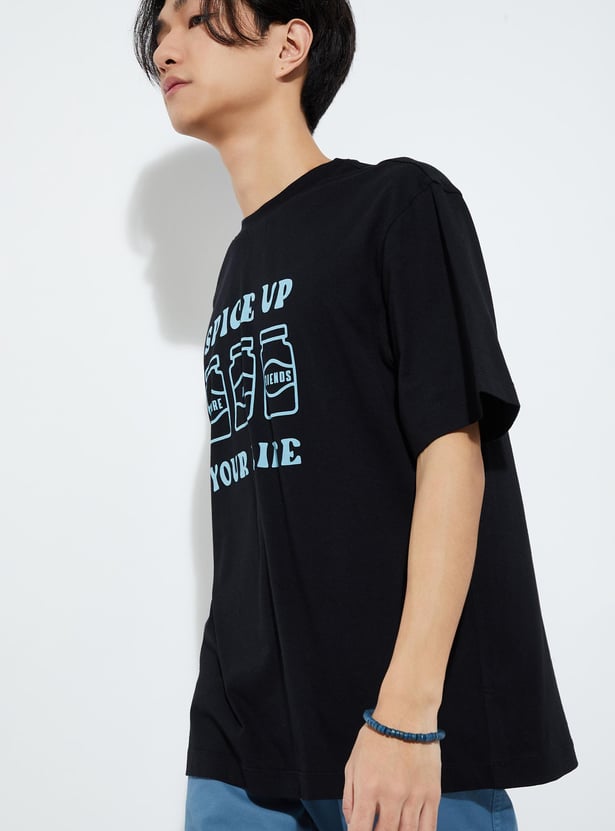 URB_N Men Regular Fit Graphic T-shirt