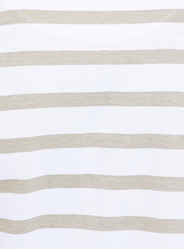 URB_N Men Slim Fit Striped T-shirt