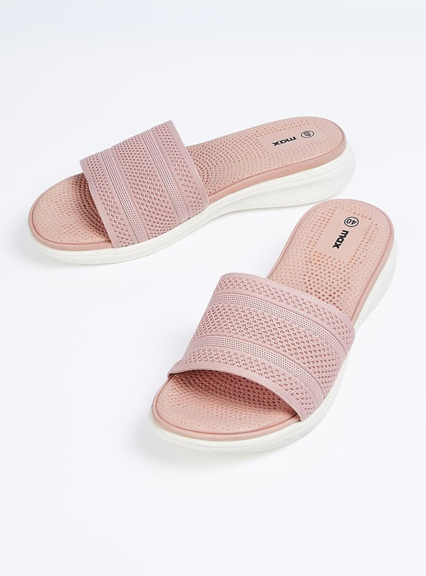 Women Knit Sliders