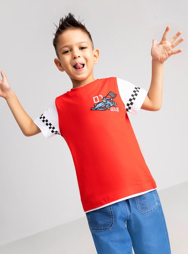 Boys Colourblock T-shirt