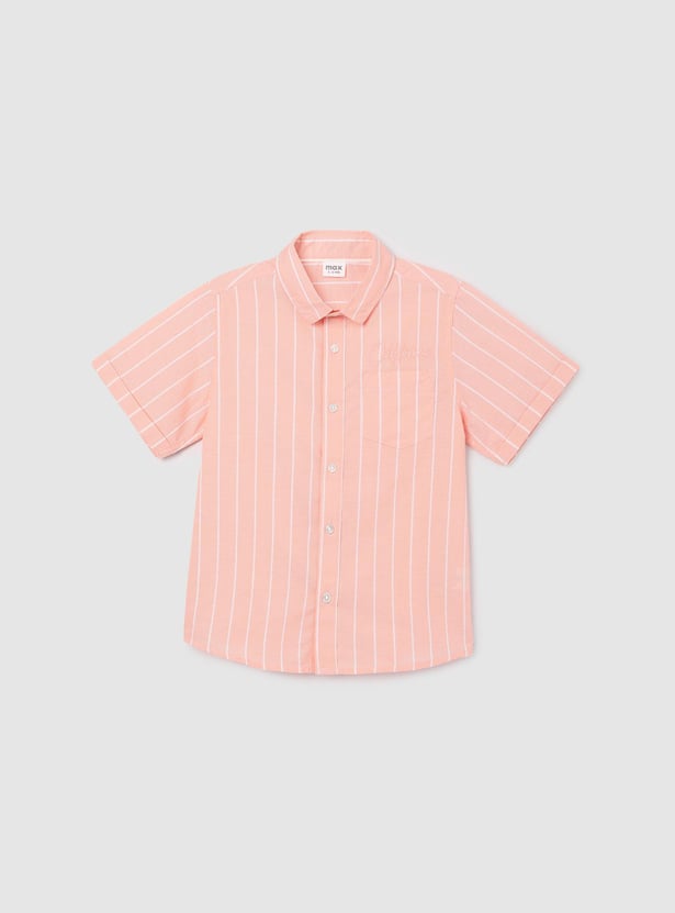 Boys Striped Casual Shirt