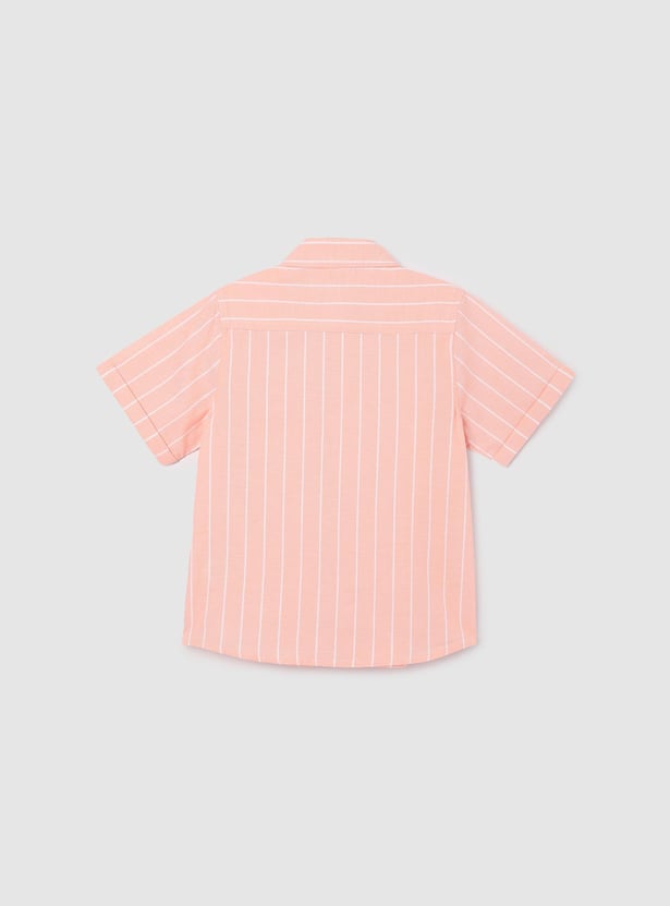 Boys Striped Casual Shirt